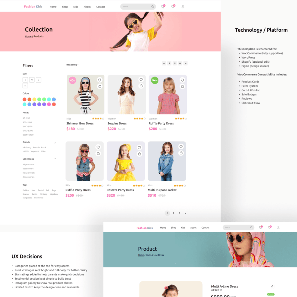 E-commerce UI/UX